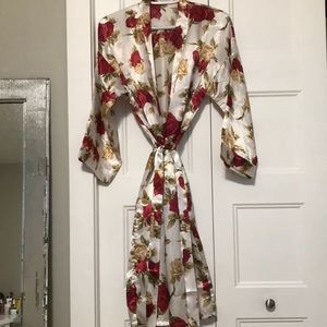 Kimono rose print